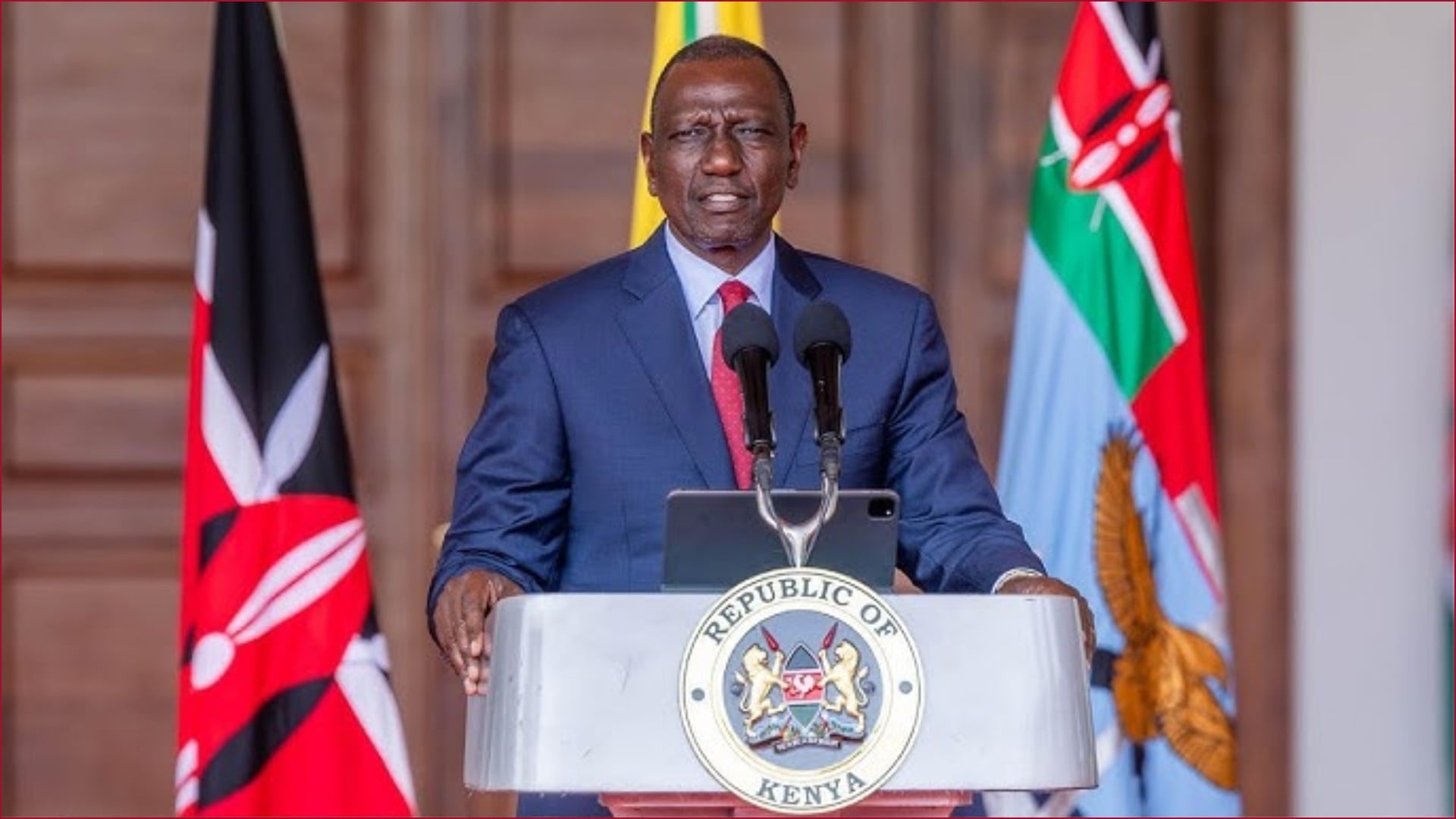 President William Ruto in a past state address.